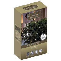 Celebrations Gold LED Mini Cool White 100 ct Net Christmas Lights 6 ft. - Deal of The Week