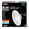 Feit Enhance White 7.4 in. W Aluminum LED Dimmable Recessed Downlight 14.3 W - Open Box