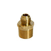 3/8 in. Fine Thread Flare X 1/2 in. D Male Brass Connector (Pack of 5)