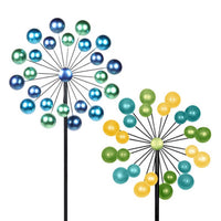 Exhart Multicolored Metal 47 in. H Double Bubble Windmill Stake (Pack of 12)