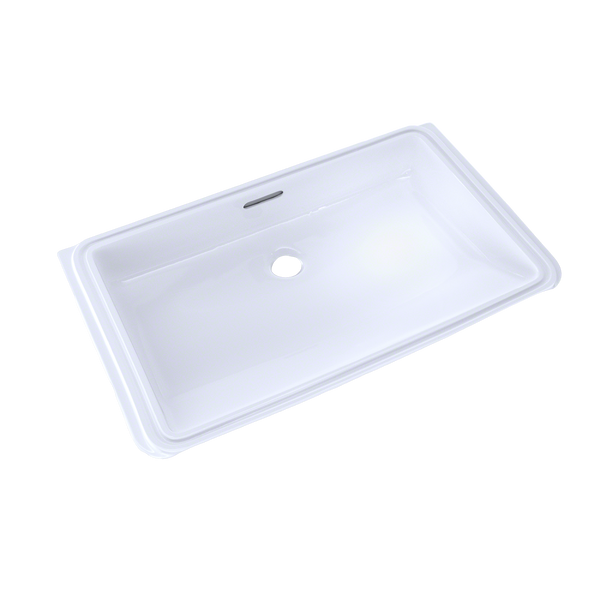 Lavabo rectangular bajo encimera TOTO® con CEFIONTECT, blanco algodón - LT191G#01
