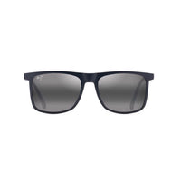 Maui Jim Makamae Unisex Sunglasses Sunglasses Matte Blue Frame Matte Blue Frame Unisex Neutral Grey