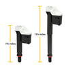 Korky Universal Fit Adjustable QuietFILL Toilet Fill Valve and 2 in. Flapper Kit