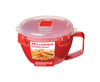 Sistema 31.79 oz Red Noodle Bowl 1 pk