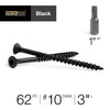 Deck Plus No. 10  x 3 in. L Star Flat Head Exterior Deck Screws 1 lb.