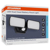 Sylvania Motion-Sensing Battery Powered LED Black Security Floodlight