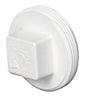 Charlotte Pipe Schedule 40 4 in. MPT X 4 in. D MPT PVC Clean-Out Plug 1 pk