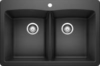 Diamond Equal Double Dual Mount - Anthracite