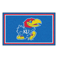 University of Kansas 4ft. x 6ft. Plush Area Rug