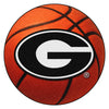 University of Georgia Black Basketball Rug - 27in. Diameter