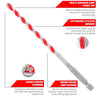 Diablo Speedemon 1/4 in. X 6 in. L Carbide Tipped Red Granite Hammer Drill Bit Hex Shank 5 pk
