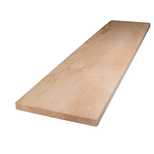 Alexandria Moulding 1 in. X 12 in. W X 2 ft. L Pine Board #2/BTR Premium Grade