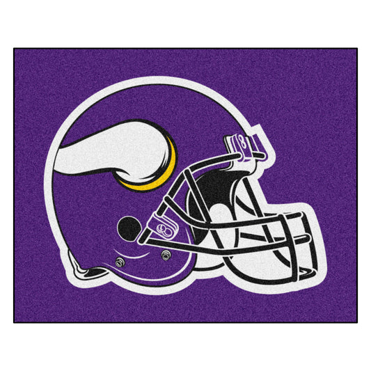 NFL - Minnesota Vikings Helmet Rug - 5ft. x 6ft.