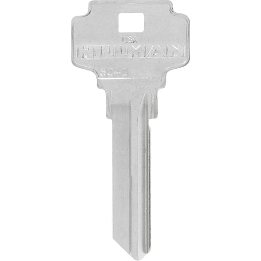 Hillman KeyKrafter Universal House Key Blank 2028 SC4D Single  For Schlage Locks (Pack of 4).