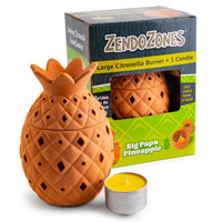 JT Eaton ZendoZones Citronella Candle Burner Candle For Mosquitoes 1 box