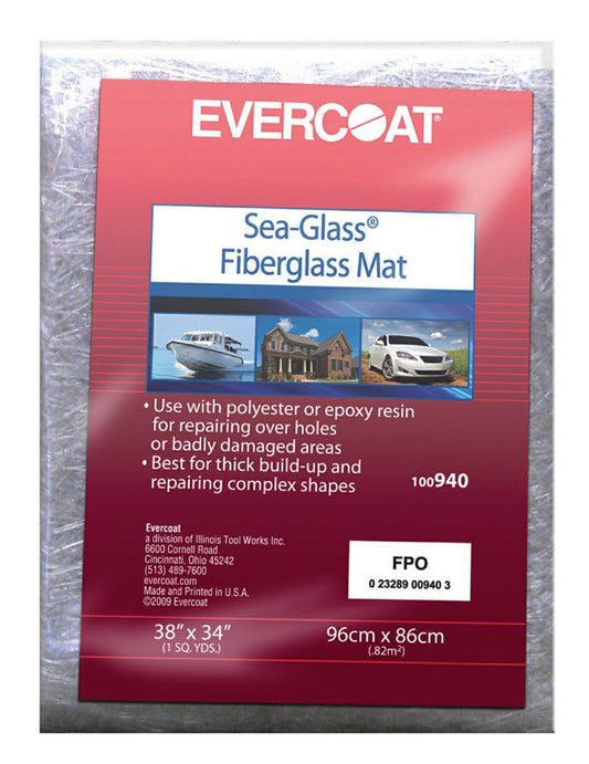 Evercoat Sea-Glass Fiberglass Mat 1 yd