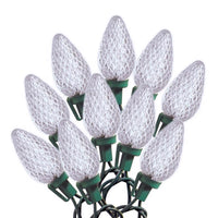 Celebrations Blue LED C9 Cool White 25 ct String Christmas Lights 16 ft.