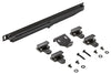 National Hardware Oil Rubbed Bronze Black Plastic Sliding Door Hardware Kit (Pack of 2)