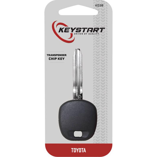KeyStart Transponder Key Automotive Chipkey K039 Double For Toyota