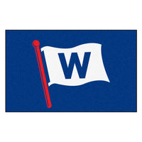 MLB - Chicago Cubs W Flag Rug - 5ft. x 8ft.
