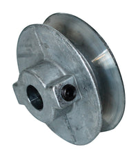 Chicago Die Cast 2 1/4 in. D Zinc Single V Grooved Pulley