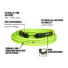 Legacy Flexzilla Pro 25 ft. L X 3/8 in. D Hybrid Polymer Air Hose 300 psi Zilla Green