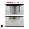 Keeney Lift N Turn Bath Drain Trim Kit Metal