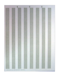 Adhesive Backed Gray Bin Tag Labels