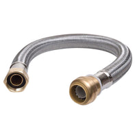 SharkBite 1/2 in. Push Fit X 3/4 in. D FIP 24 in. Stainless Steel Supply Line - Deal of The Week