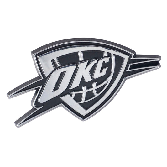 NBA - Oklahoma City Thunder 3D Chromed Metal Emblem