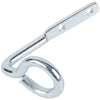 Hampton Small Zinc-Plated Silver Steel 4.125 in. L Rope Binding Hook 150 lb. 1 pk (Pack of 10)
