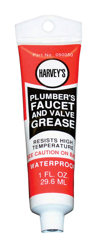 B & K Products Prevents Rust Waterproof Faucet and Valve Plumber's Grease 1 oz. for Hot Water/Steam
