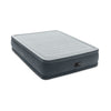 Intex Elevated Gray Queen Air Mattress 18 H x 60 W x 80 D in. with Pump