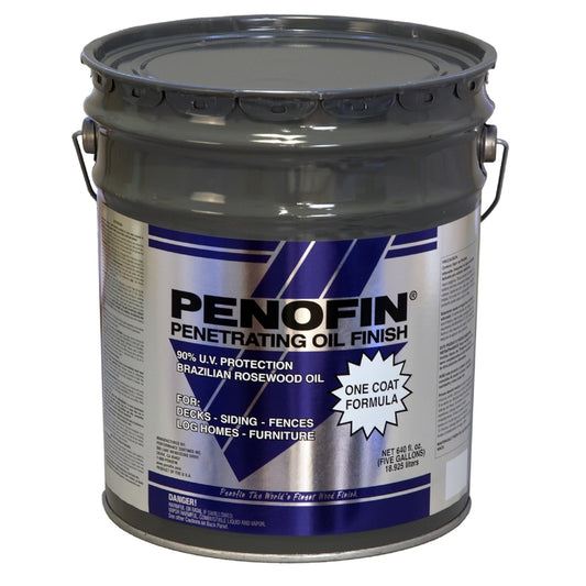 Penofin Semi-Transparent Chestnut Oil-Based Penetrating Wood Stain 5 gal