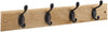 National 18 in. L Brown Wood Hook Rack 1 pk