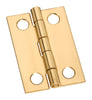 National Hardware 1-1/2 in. L Solid Brass Narrow Hinge 1 pk - Deal of The Week