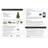 Holiday Bright Lights 1-2 Tree 7 ft. Pencil LED 500 ct Highland Green Spruce Color Changing Christma