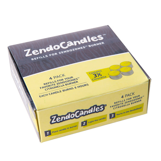 JT Eaton ZendoZones Citronella Candle Candle For Mosquitoes 4 pk