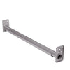 John Sterling Pro 48 in. L X 1 in. D Adjustable Platinum Steel Closet Rod