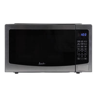 Avanti 1.1 cu ft Black/Silver Microwave 1000 W