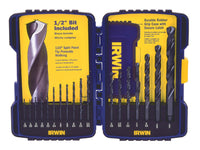 Irwin Black Oxide Drill Bit Set 18 pc