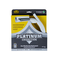 M-D Building Products PLATINUM White Rubber Top & Sides Door Seal For Doors 84 in. L X 0.63 in. - Deal of The Week
