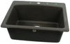 Franke Composite Granite Dual Mount 25 in. W X 22 in. L Single Bowl Kitchen Sink Mocha