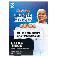 Mr. Clean Ultra Thick Eraser Heavy Duty Cleaning Pad For All Purpose 4.6 in. L 3 pk (Pack of 4)