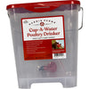 Cup-A-Water Poultry Drinker, 4-Gallons