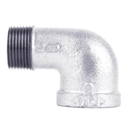 BK Products 1/2 in. FPT  x 1/2 in. Dia. MPT Galvanized Malleable Iron Street Elbow