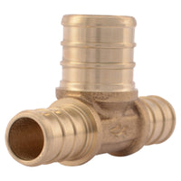 SharkBite 1/2 in. Barb each X 1/2 in. D Barb Brass Reducing Tee - Open Box