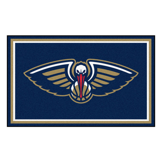 NBA - New Orleans Pelicans 4ft. x 6ft. Plush Area Rug