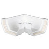 Amerimax 6.8 in. H x 6.8 in. W x 2.9 in. L White Vinyl Gutter Corner