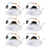 Halo LA5 Series Matte Soft White 5/6 in. W LED Retrofit Recessed Lighting 10 W